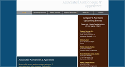 Desktop Screenshot of gregorysauctions.com